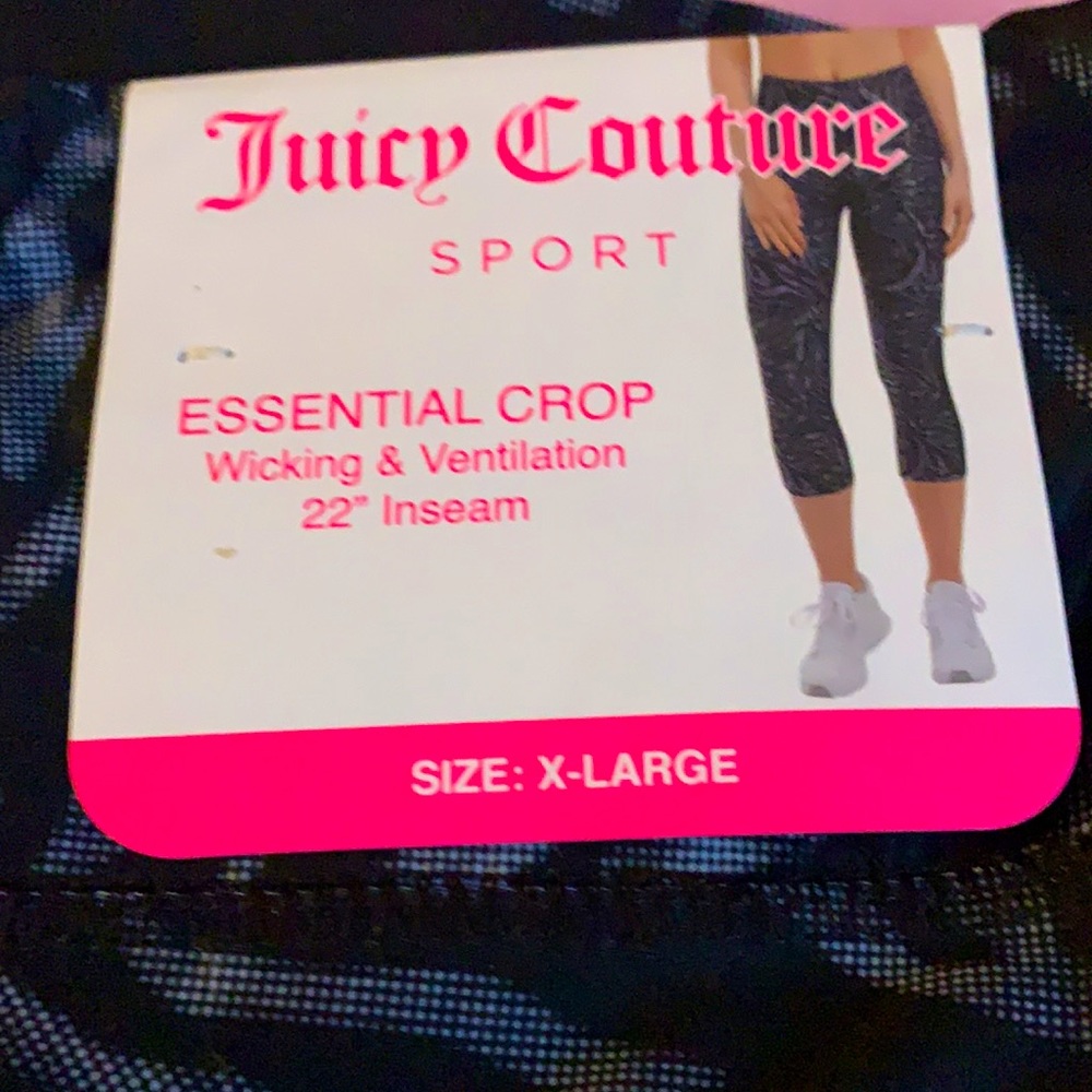 JUICY COUTURE CROP LEGGINGS